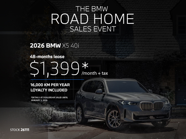 Bannière de BMW X5 xDrive 40i 2026